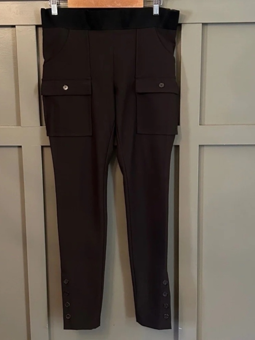 Stella McCartney Cargo Pants Brown Black Size 44 / US Medium 8 - 10